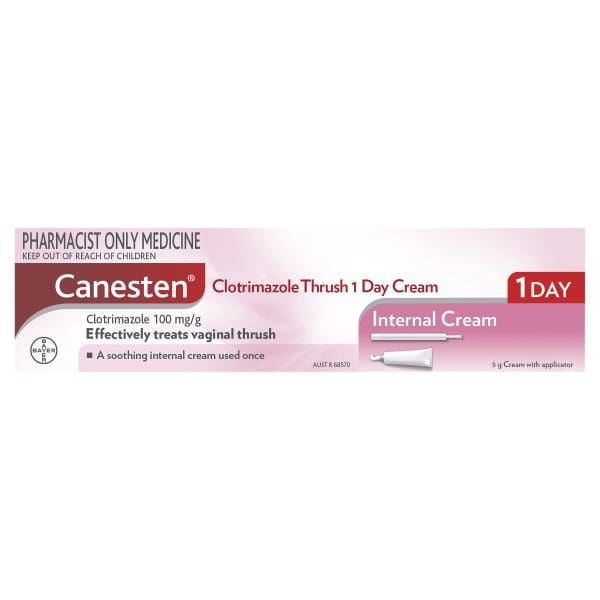 Canesten 1 Day Thrush Treatment Internal Cream