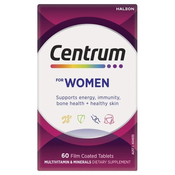 Centrum For Women 60 Film Coated Tablets Centrum For Women 60 Film Coated Tablets