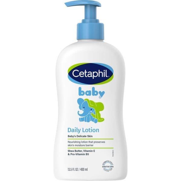 Cetaphil Baby Daily Moisturising Lotion with Shea Butter, For Face & Body, 400mL Cetaphil Baby Daily Moisturising Lotion with Shea Butter, For Face & Body, 400mL