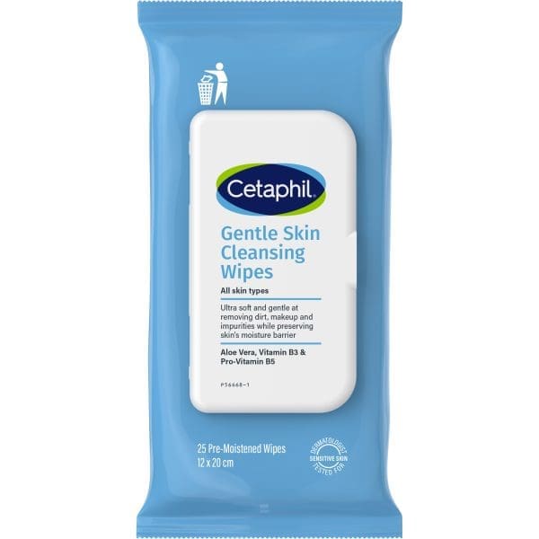 Cetaphil Gentle Skin Cleansing Wipes 25pk