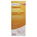 Chemists' Own Children's Ibuprofen Pain & Fever 100mL
