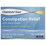 Chemists' Own Constipation Relief with Electrolytes 30 Sachets