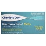Chemists' Own Diarrhoea Relief Melts OD Tablets 12