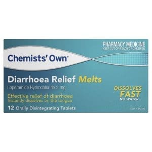 Chemists' Own Diarrhoea Relief Melts OD Tablets 12