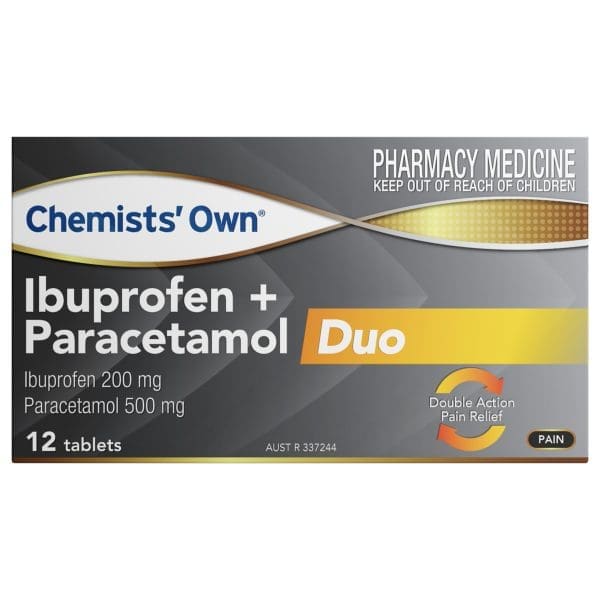 Chemists' Own Ibuprofen + Paracetamol Duo Tablets 12