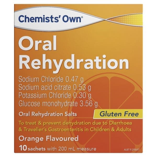 Chemists' Own Oral Rehydration Salts Sachet 4.9g 10