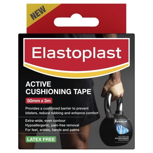 Elastoplast Active Cushioning Tape 50mm x 3m Elastoplast Active Cushioning Tape 50mm x 3m