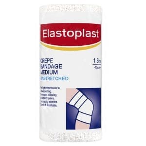 Elastoplast Medium Crepe Bandage 10cm x 1.6m