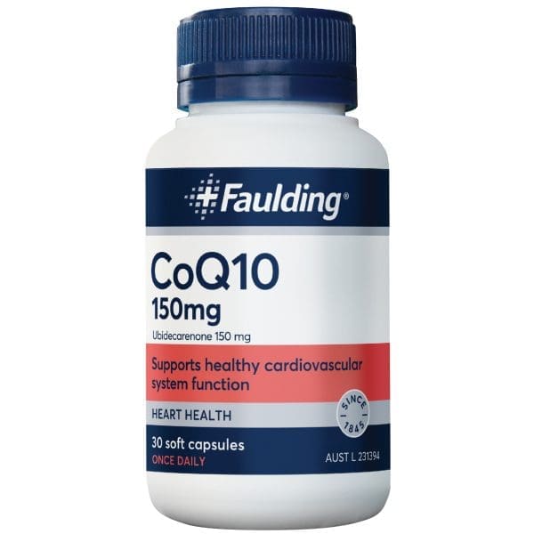 Faulding CoQ10 150mg 30 Caps