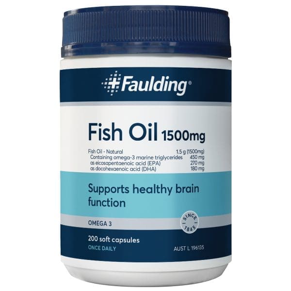 Faulding Fish Oil 1500mg 200 caps