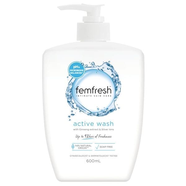 femfresh Active Soap-free Post-Workout Sports Intimate Wash 600mL