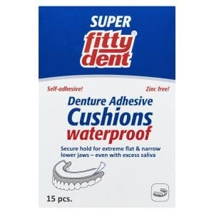 Fittydent Lower Denture Adhesive Cushions 15pk