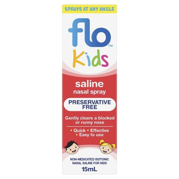 FLO Kids Saline Nasal Spray 15mL