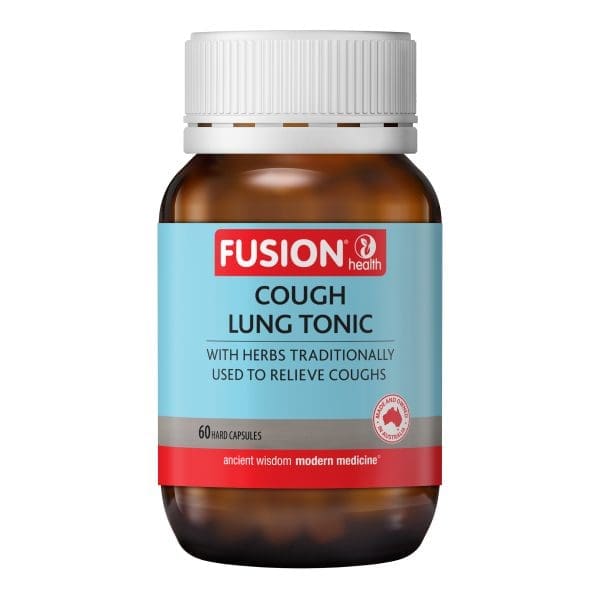 Fusion Health Cough Lung Tonic 60 Vege Capsules