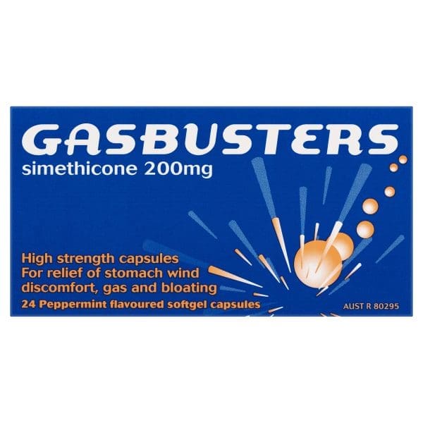 Gasbusters Capsules Peppermint 24 Gasbusters Capsules Peppermint 24