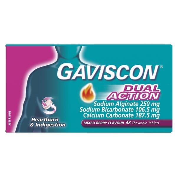 Gaviscon Dual Action Mixed Berry 48 Pack