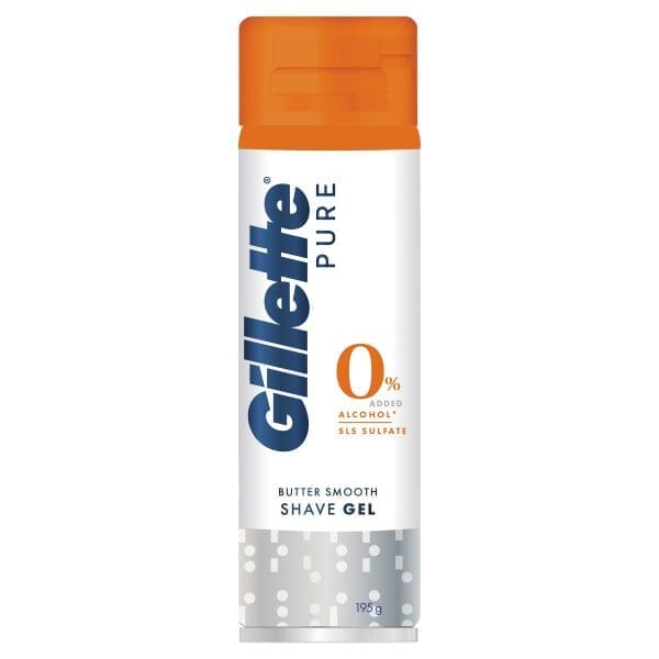 Gillette PURE Smooth Shaving Gel for Men 195g Gillette PURE Smooth Shaving Gel for Men 195g