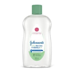 Johnson's Aloe Vera & Vitamin E Gentle Mild Soothing Moisturising Baby Oil 500mL