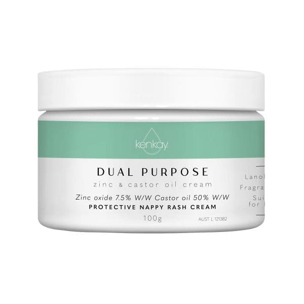 Kenkay Dual Purpose Zinc & Castor Oil Cream Jar 100g