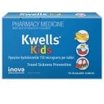 Kwells Kids Travel Sickness Chewable Tablets 12 Pack