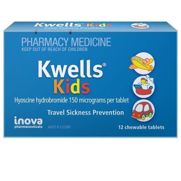 Kwells Kids Travel Sickness Chewable Tablets 12 Pack Kwells Kids Travel Sickness Chewable Tablets 12 Pack