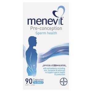 Menevit Pre-Conception Sperm Health Capsules 90 pack (90 days)