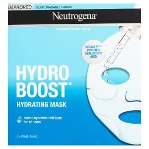 Neutrogena Hydro Boost Hyaluronic Acid Hydrating Face Mask 5 Pack