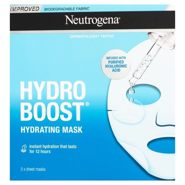 Neutrogena Hydro Boost Hyaluronic Acid Hydrating Face Mask 5 Pack