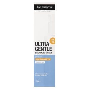 Neutrogena Ultra Gentle Daily Face Moisturiser SPF15 100mL
