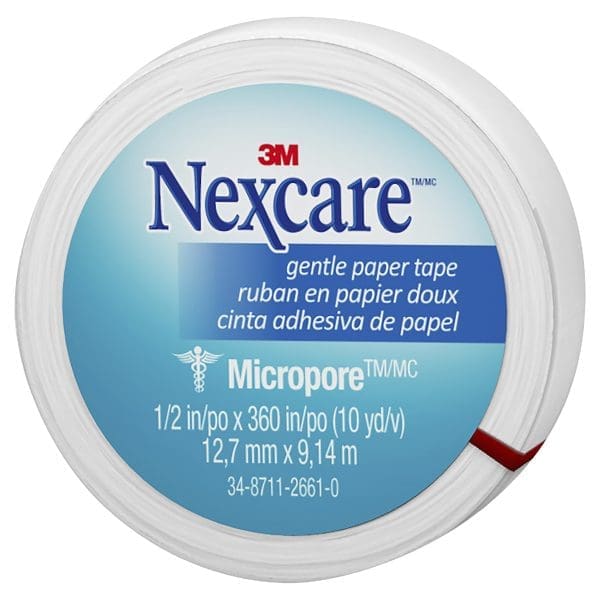 Nexcare Micropore Paper Tape White 12.5mm - 1 roll Nexcare Micropore Paper Tape White 12.5mm - 1 roll