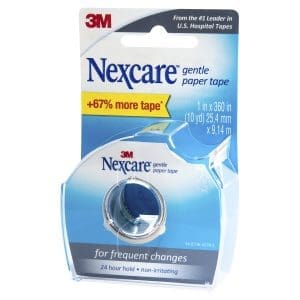 Nexcare Micropore Paper Tape – White 25.4mm x 9.1m Dispenser