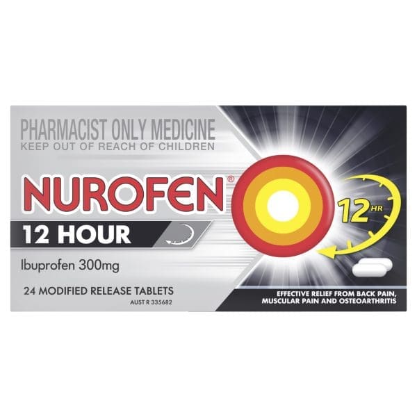 Nurofen 12 Hour Ibuprofen 300mg 24