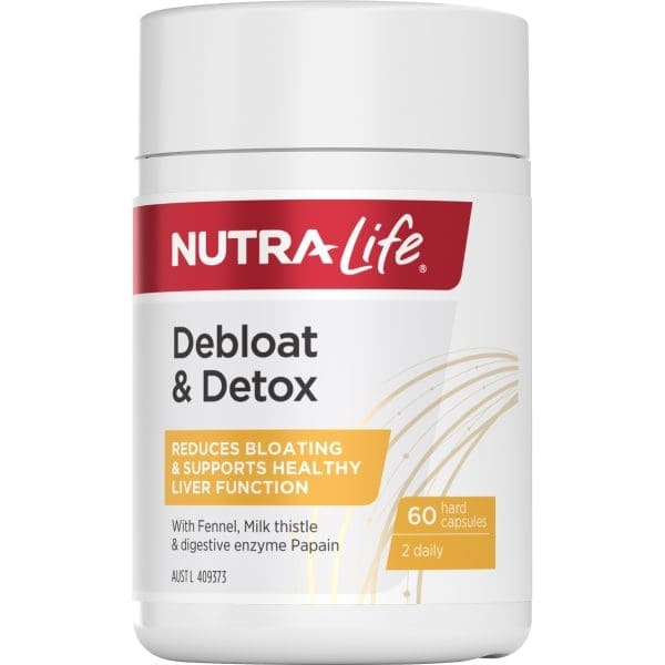 Nutra-Life Debloat & Detox 60 Capsules