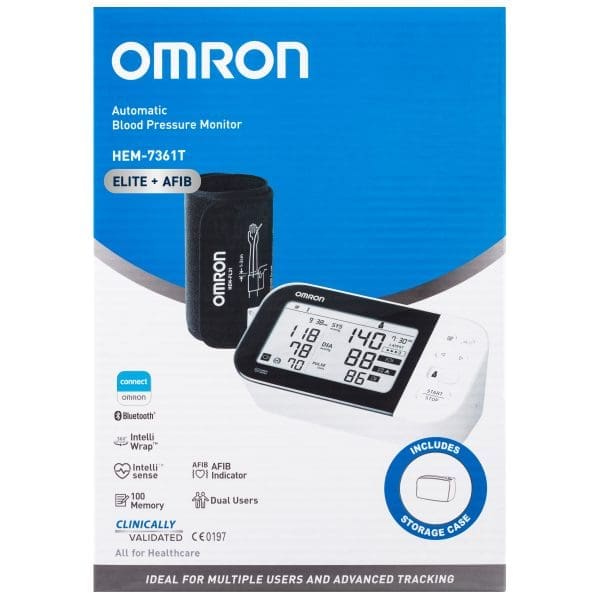 Omron HEM7361T Advanced + AFIB Blood Pressure Monitor