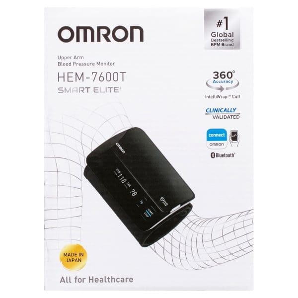 Omron HEM7600T Smart Elite+ Blood Pressure Monitor Omron HEM7600T Smart Elite+ Blood Pressure Monitor