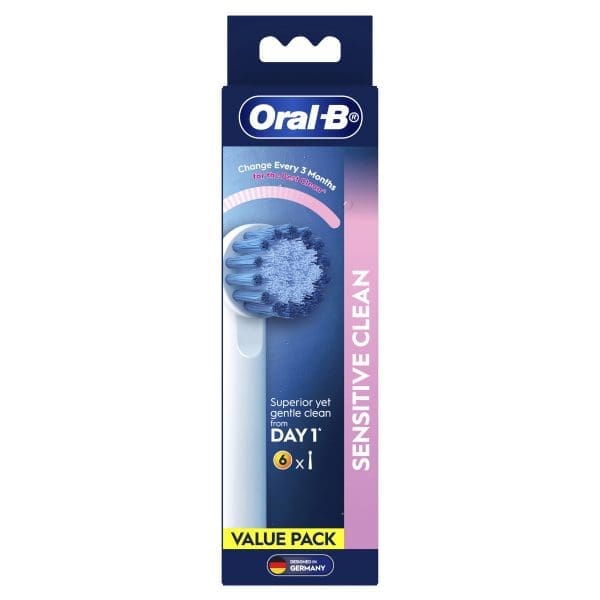 Oral-B Sensitive Clean Electric Toothbrush Replacement Head - 6 Pack Oral-B Sensitive Clean Electric Toothbrush Replacement Head - 6 Pack