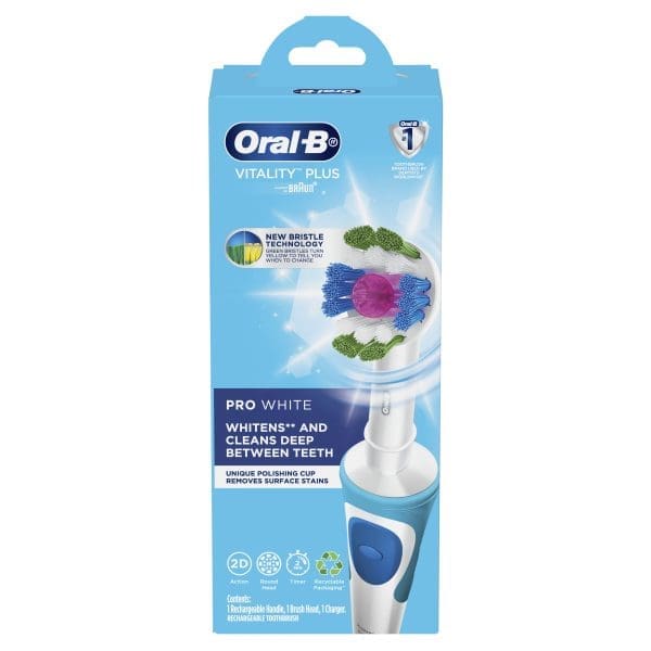 Oral-B Vitality Plus Pro White Whitening Electric Toothbrush Oral-B Vitality Plus Pro White Whitening Electric Toothbrush