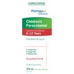 PC Children's Paracetamol Suspension (6 - 12 years) 200mL