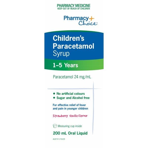 PC Children's Paracetamol Syrup (1 - 5 years) 200mL