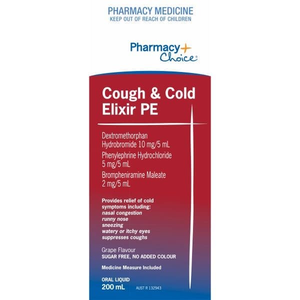 PC Cough & Cold Elixir PE 200mL