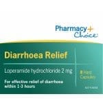 PC Diarrhoea Relief 8 Capsules