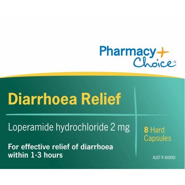 PC Diarrhoea Relief 8 Capsules