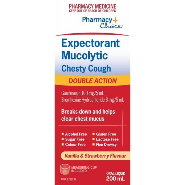 PC Expectorant Mucolytic Chesty Cough 200 mL
