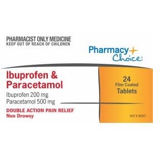 PC Ibuprofen & Paracetamol 24 Tablets