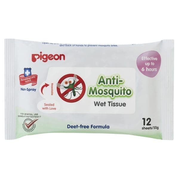 PIGEON ANTI MOSQUITO WIPES 12S PIGEON ANTI MOSQUITO WIPES 12S