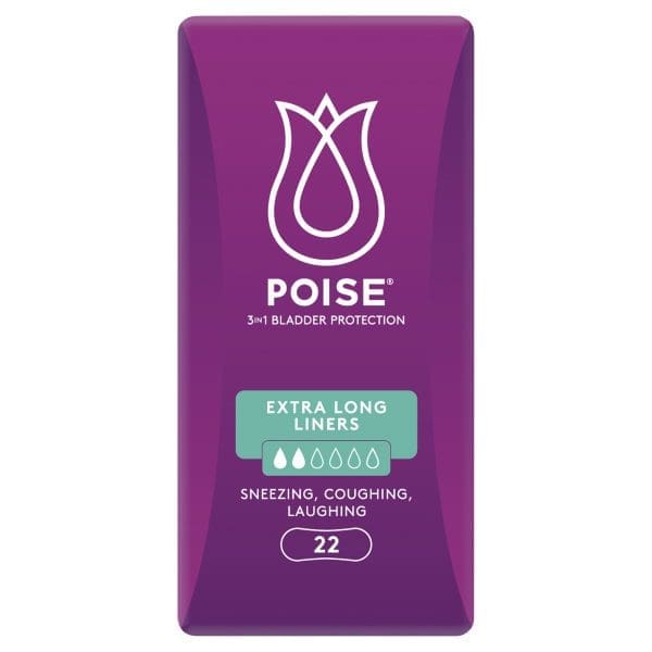 Poise Liners For Bladder Leaks Extra Long 22 Pack