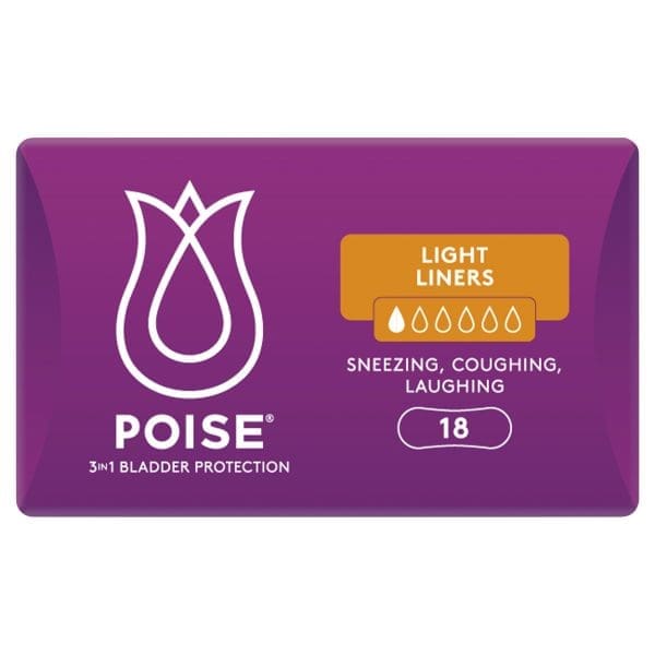 Poise Liners For Bladder Leaks Light 18 Pack