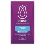 Poise Liners For Bladder Leaks Regular 26 Pack