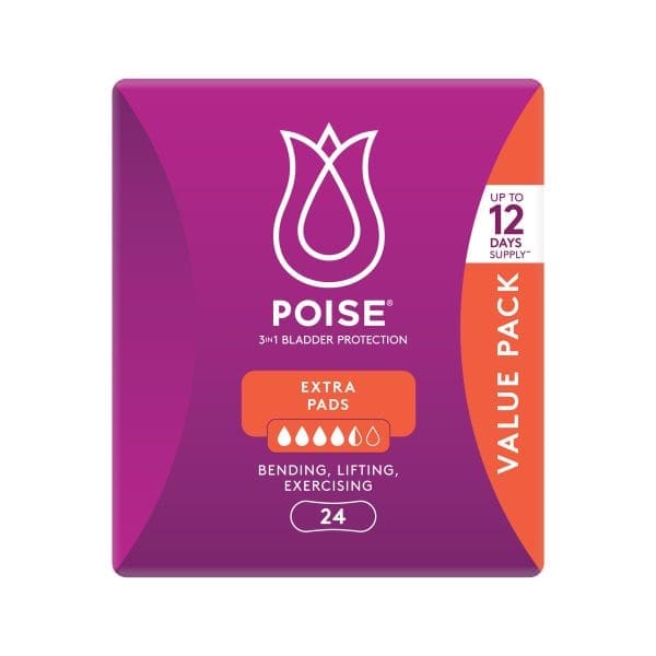 Poise Pads Extra 24 Pack