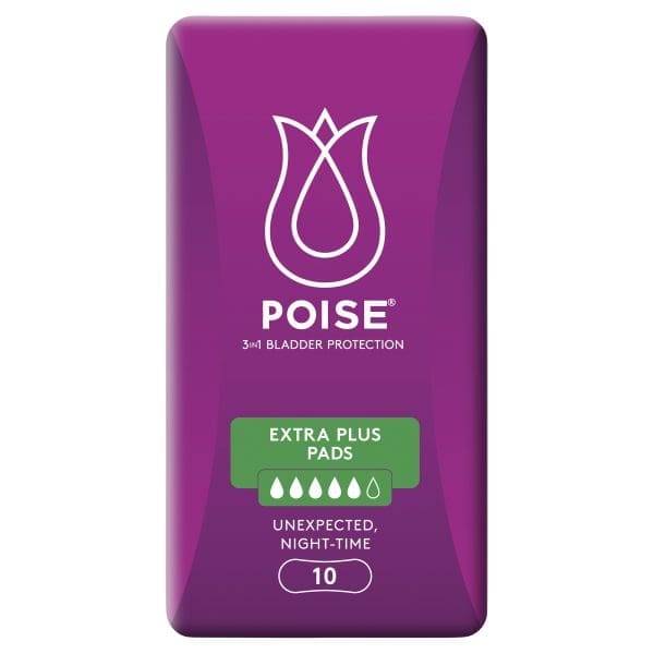 Poise Pads For Bladder Leaks Extra Plus 10 Pack